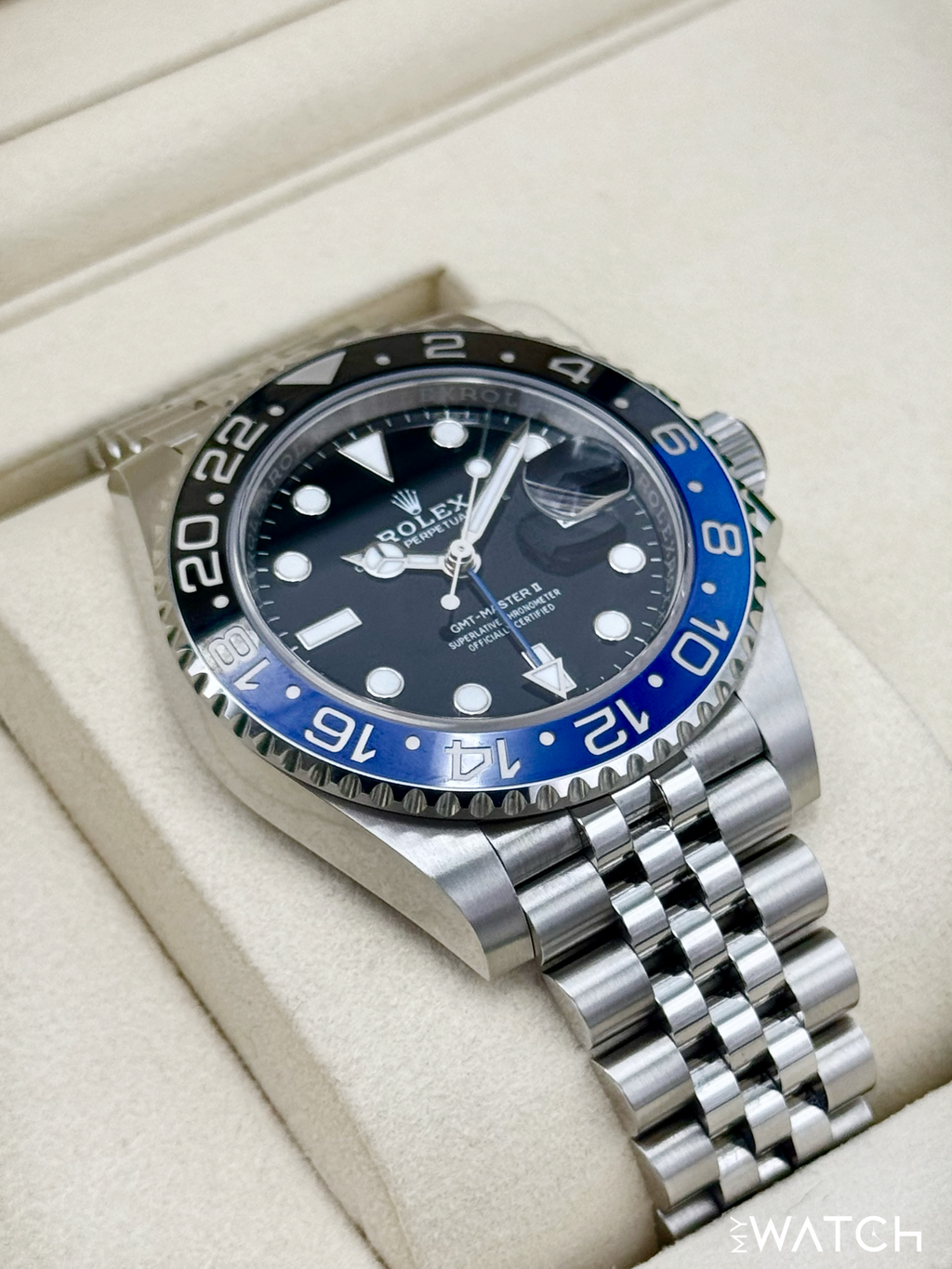 2025 Rolex GMT-Master II "Batgirl" 40mm 126710BLNR Jubilee