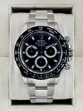 2023 Rolex Daytona 40mm 116500LN Stainless Steel Black Dial