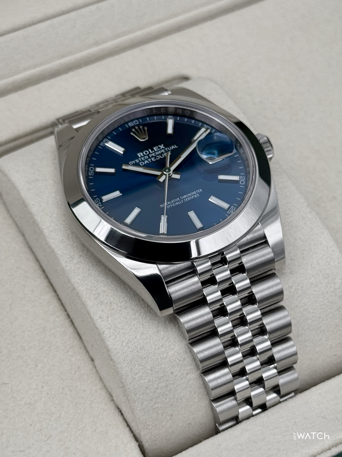 NEW 2026 Rolex Datejust 41mm 126300 Stainless Steel Jubilee Blue Dial