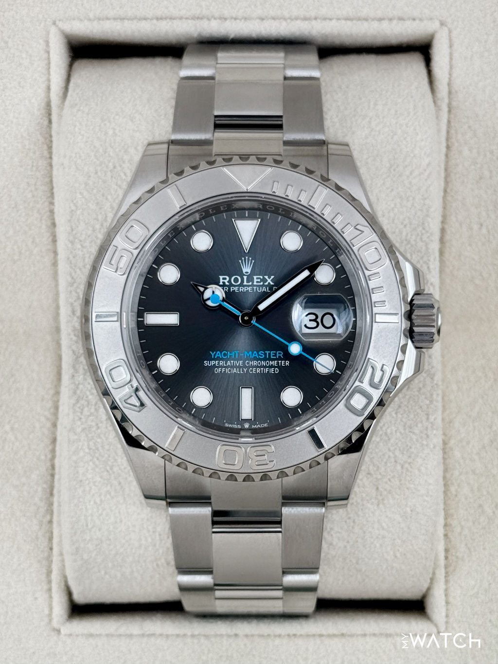 2024 Rolex Yacht-Master 40mm 126622 Stainless Steel Rhodium Dial