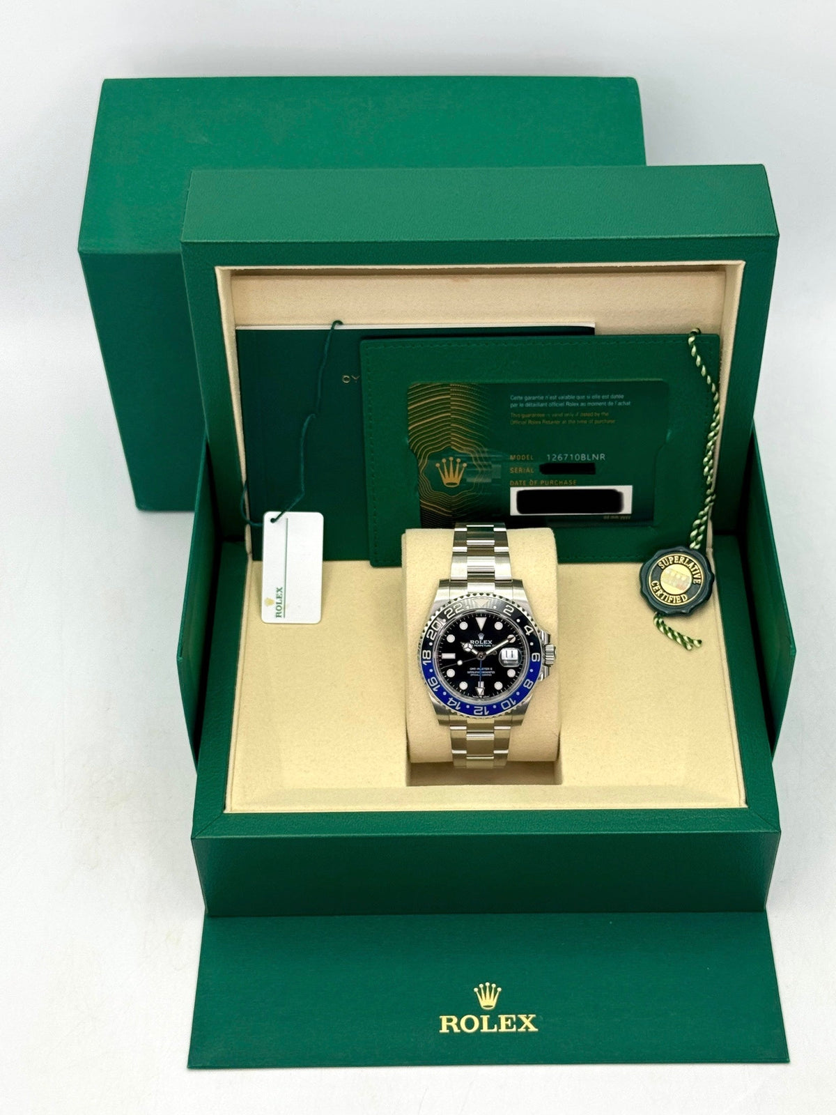2026 Rolex GMT-Master II "Batman" 40mm 126710BLNR Oyster