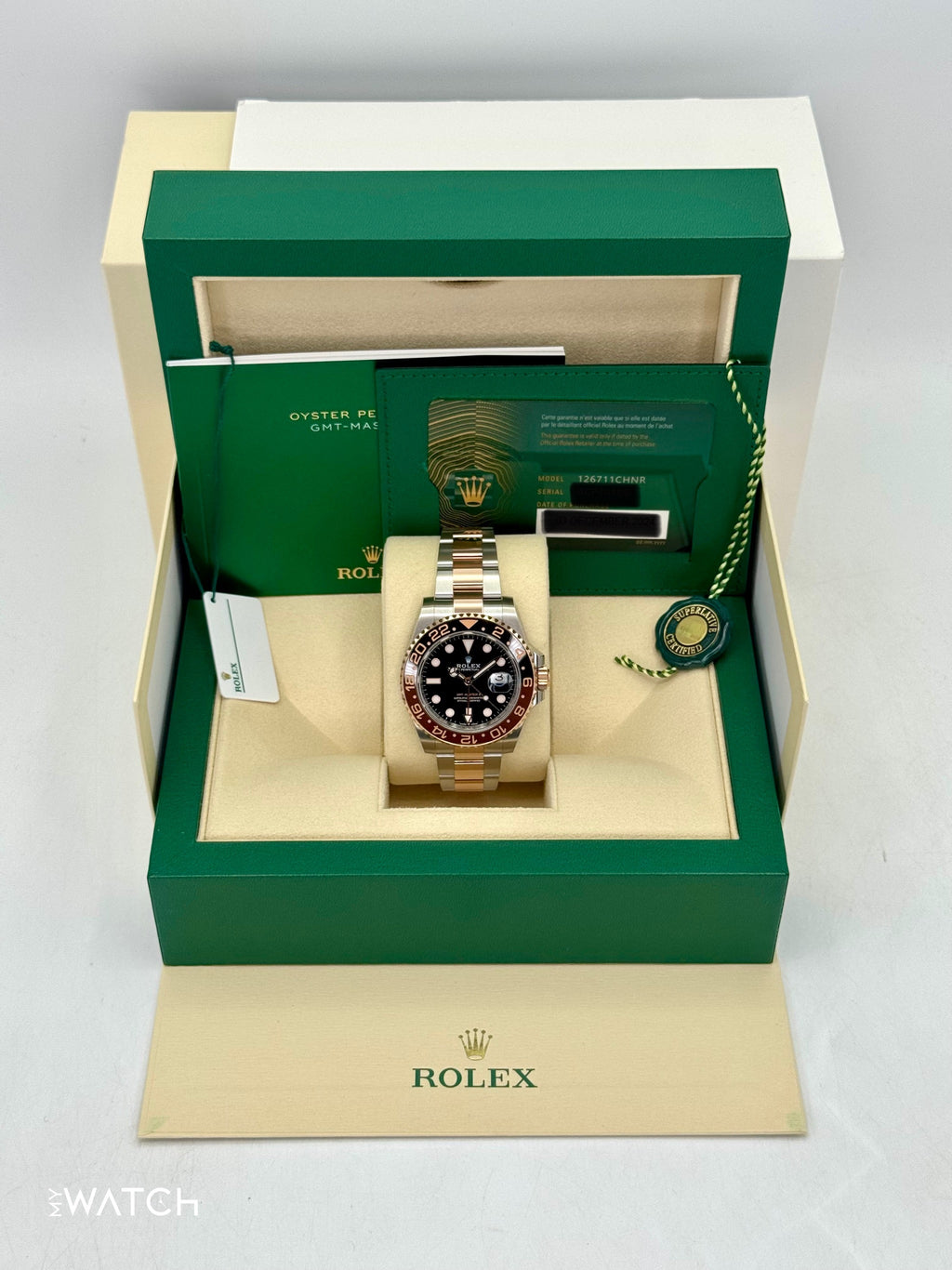 2024 Rolex GMT-Master II "Rootbeer" 40mm 126711CHNR Two-Tone