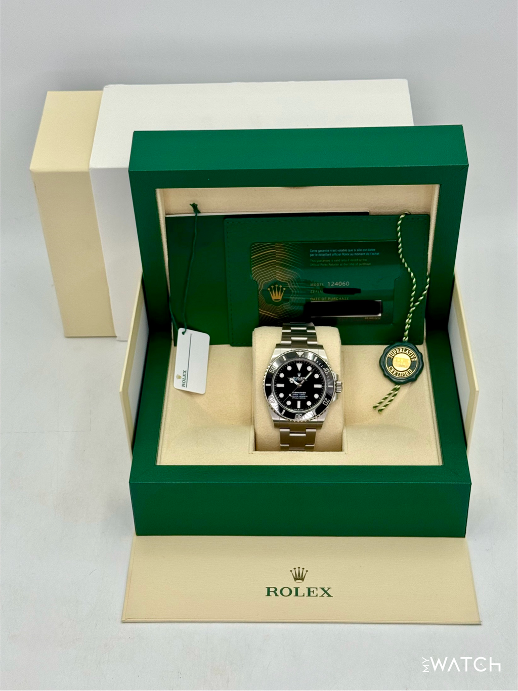 2024 Rolex Submariner 41mm 124060 Stainless Steel Black Dial