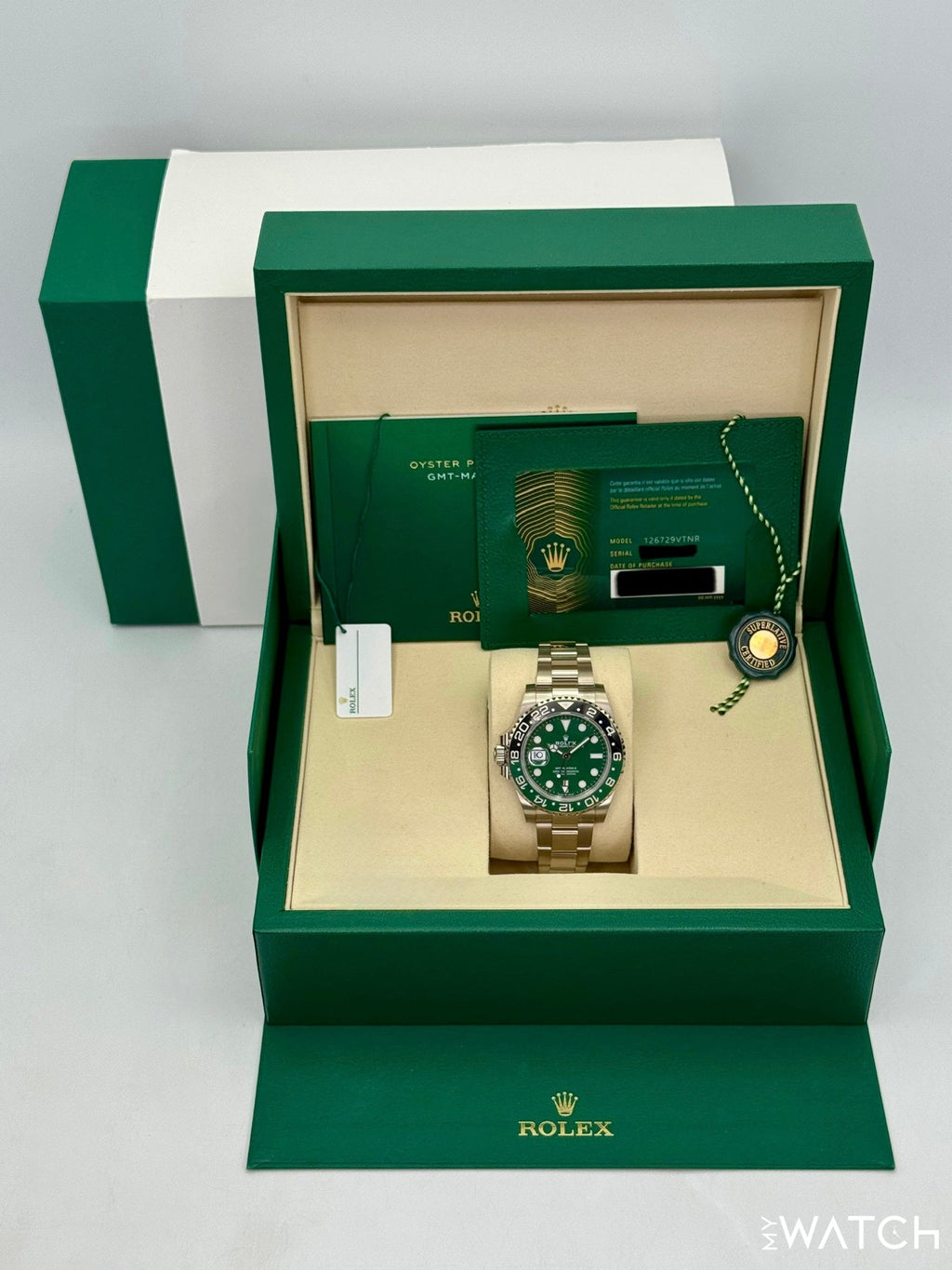 NEW 2026 Rolex GMT-Master II "Sprite" 40mm 126729VTNR White Gold Oyster