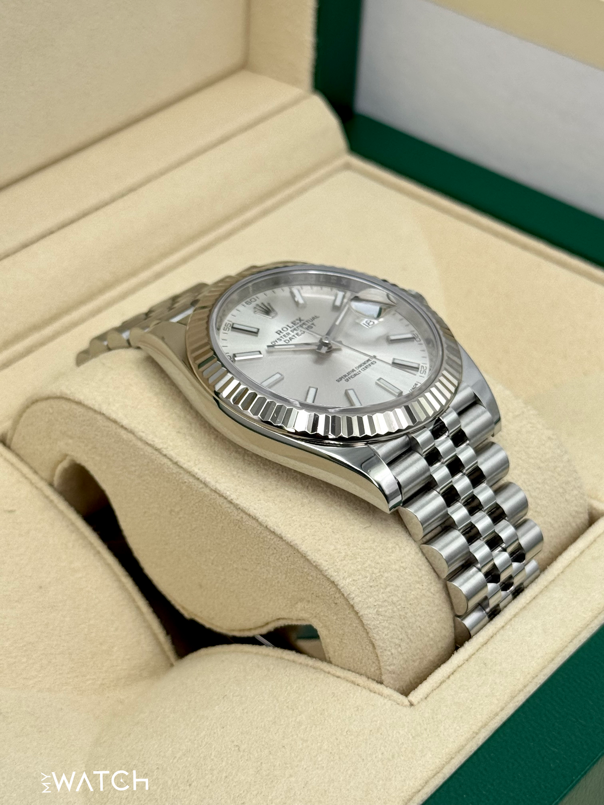 2017 Rolex Datejust 41mm 126334 Stainless Steel Jubilee Silver Dial
