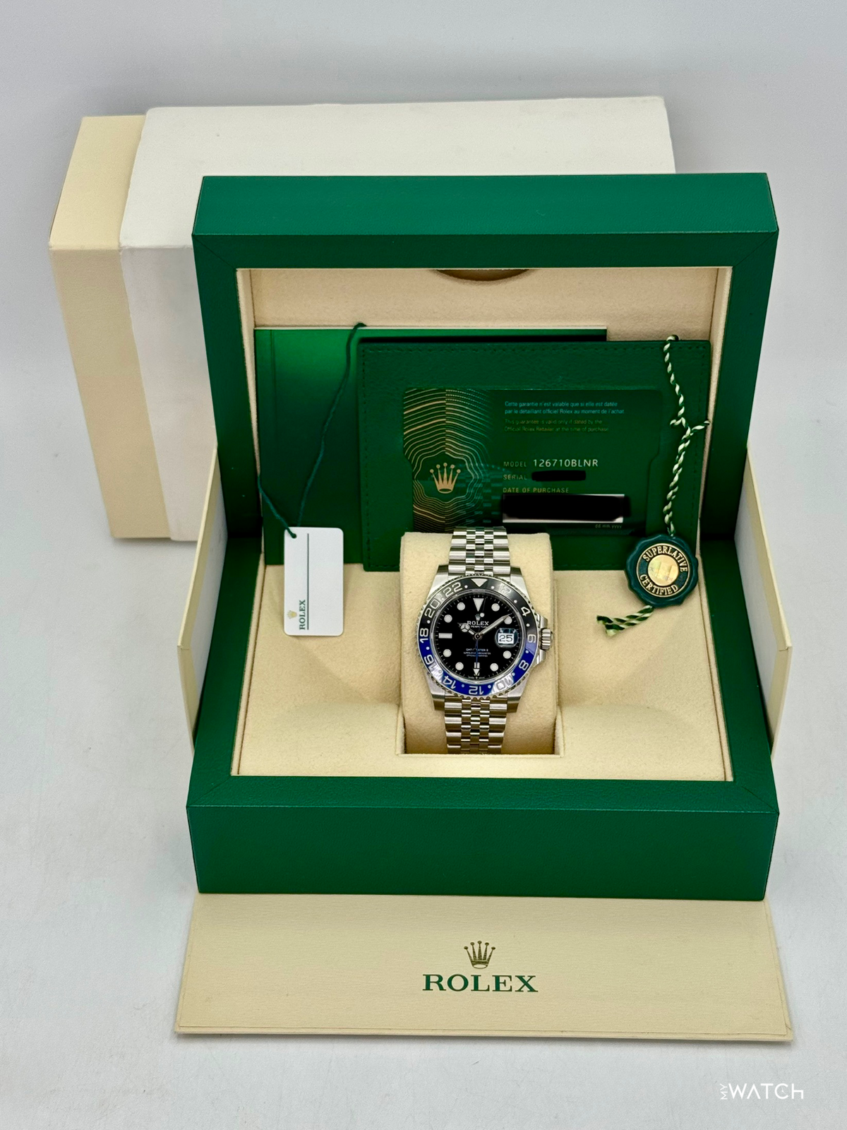 2021 Rolex GMT-Master II "Batgirl" 40mm 126710BLNR Jubilee