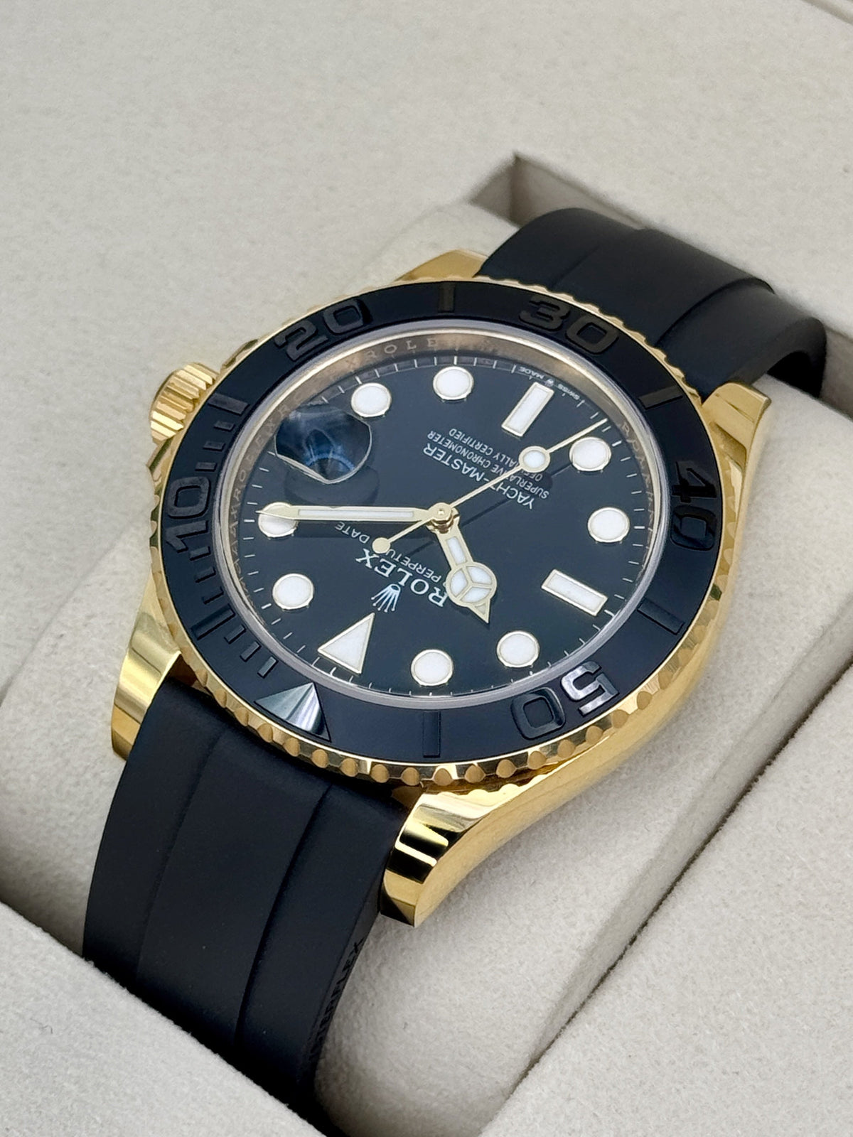 NEW 2026 Rolex Yacht-Master 42mm 226658 Gold Oysterflex Black Dial