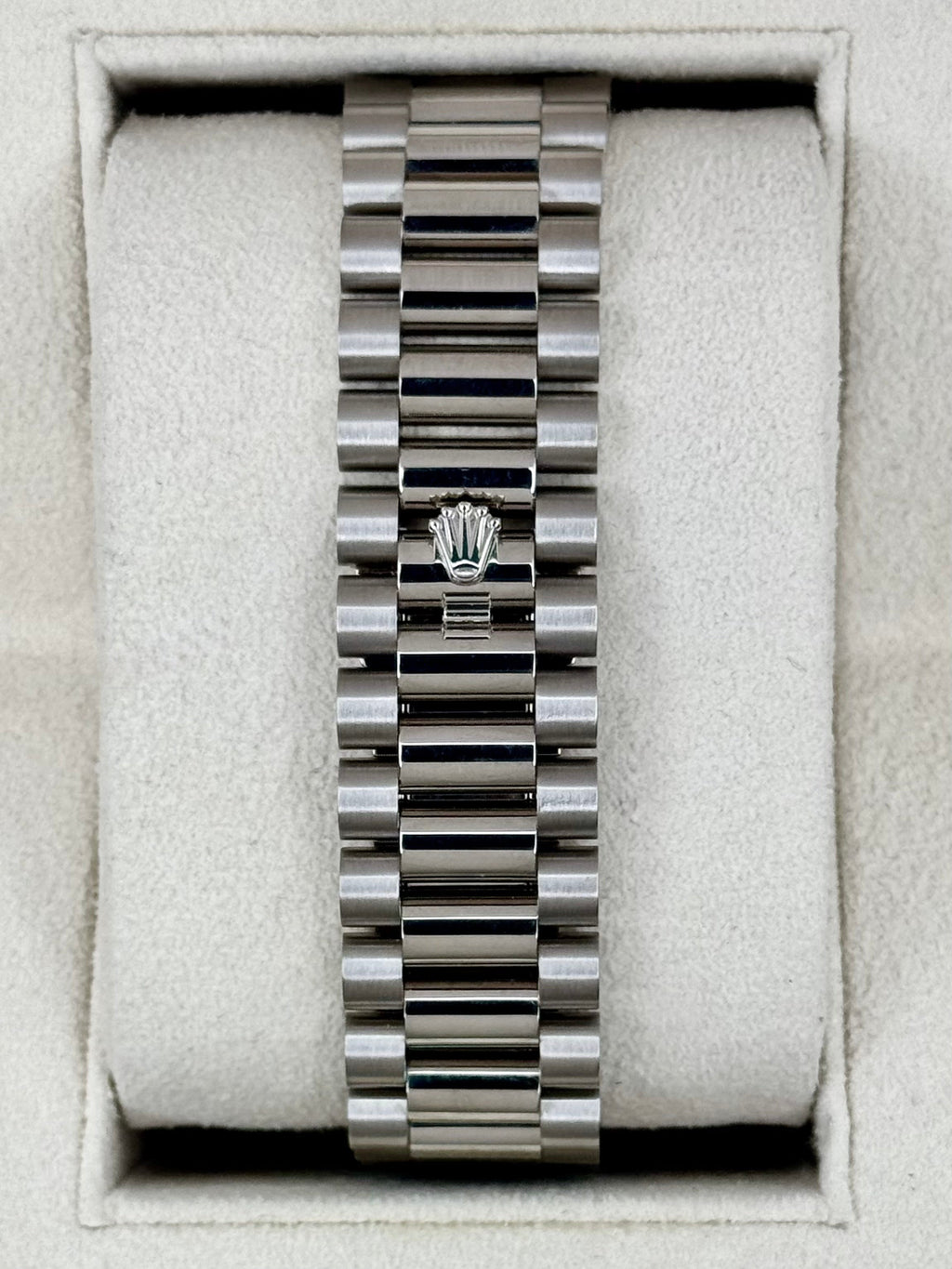 2023 Rolex Day-Date 40mm 228239 White Gold Olive Dial
