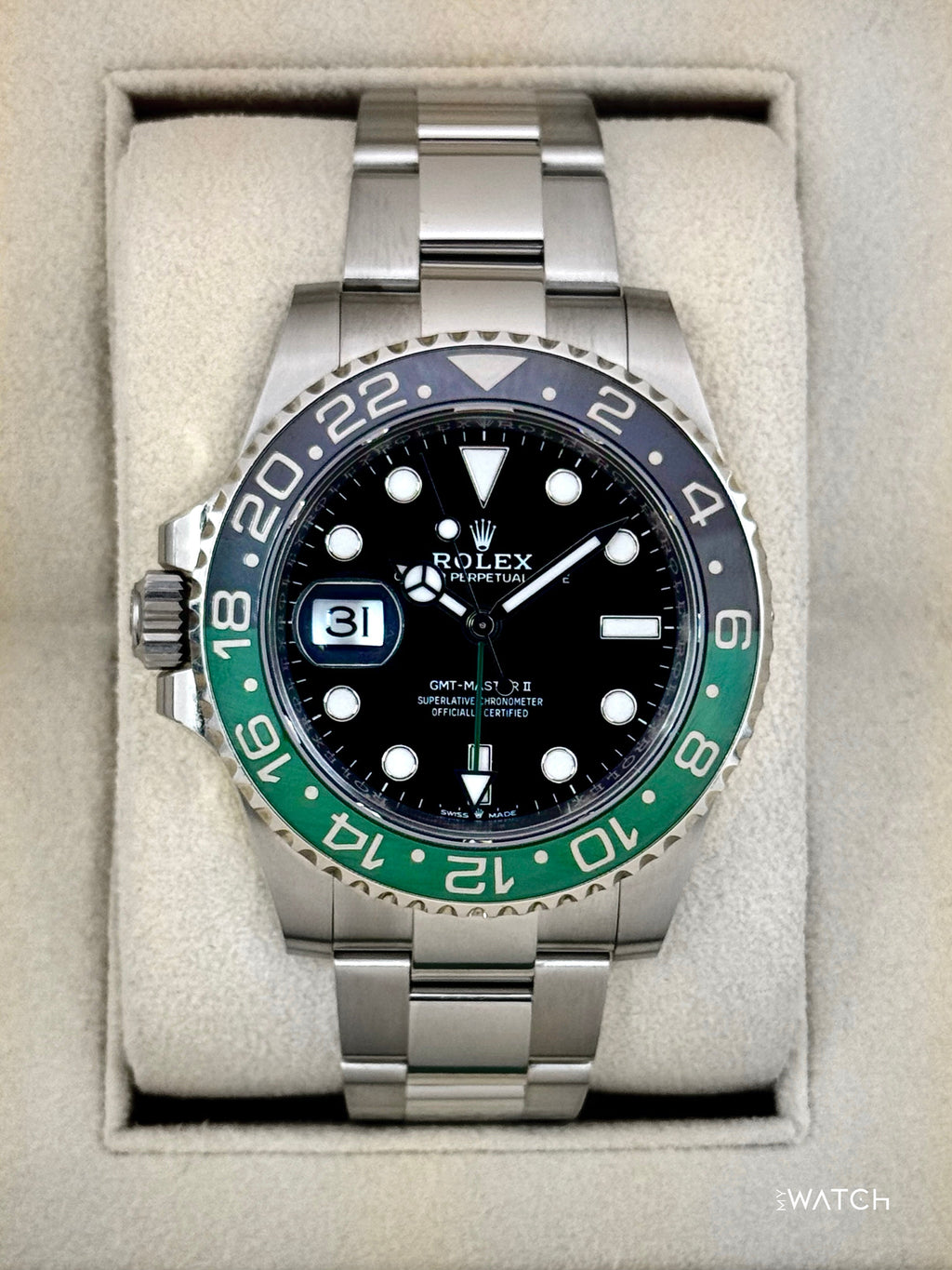 2025 Rolex GMT-Master II “Sprite” 40mm 126720VTNR Oyster