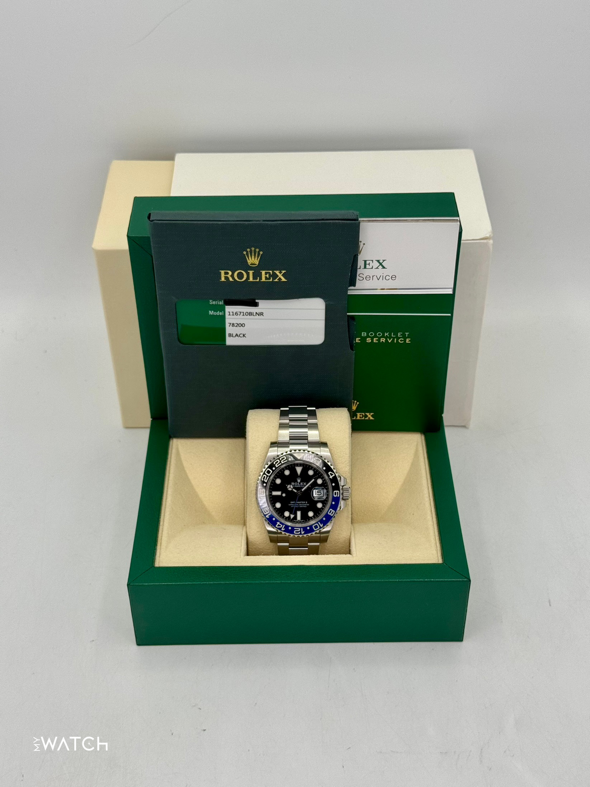 2016 Rolex GMT-Master II "Batman" 40mm 116710BLNR Oyster