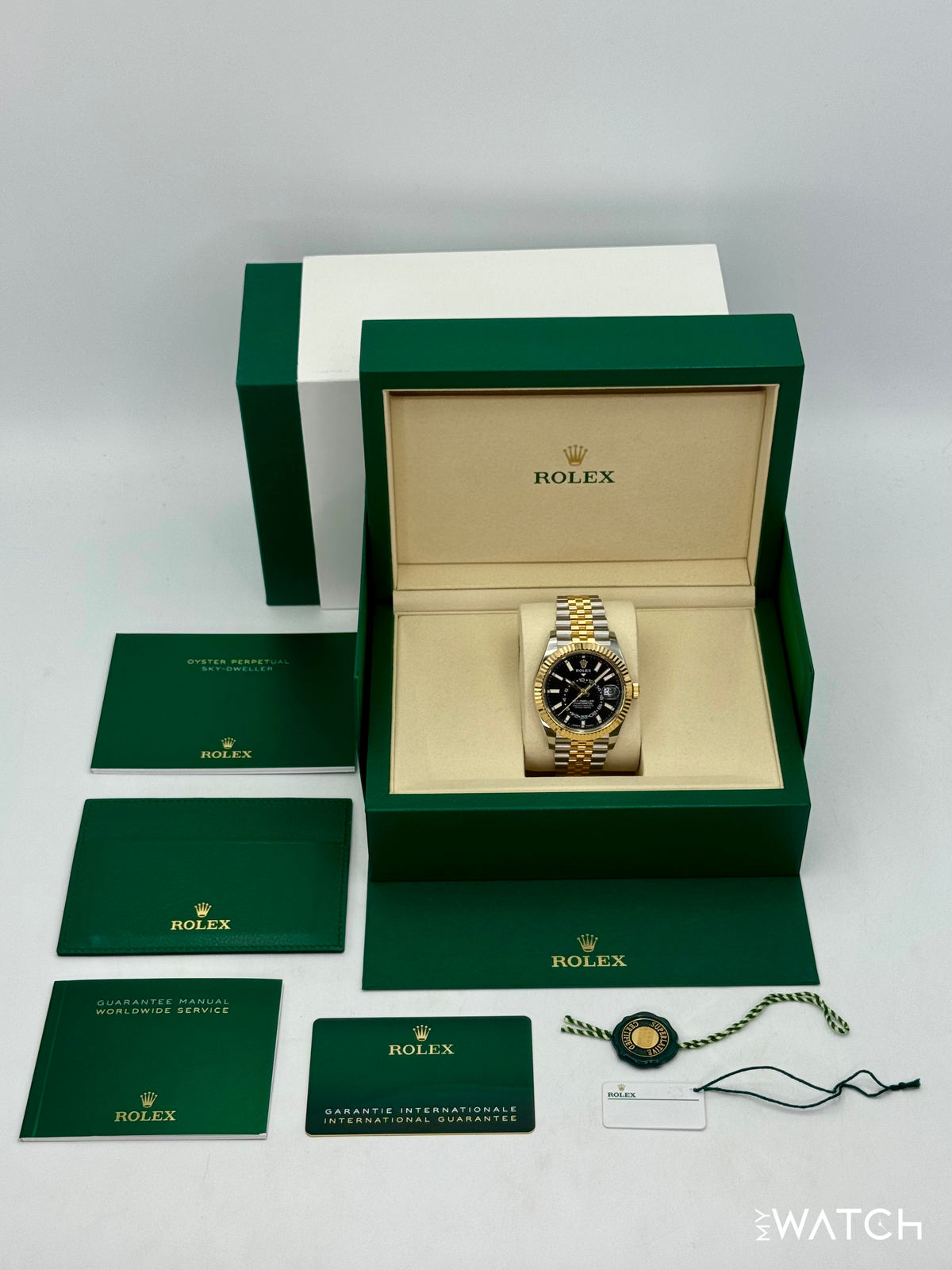 NEW 2026 Rolex Sky-Dweller 42mm 336933 Two-Tone Jubilee Black Dial