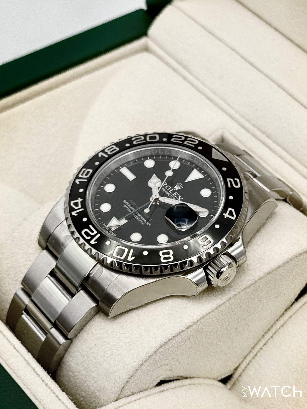 NEW OLD STOCK 2018 Rolex GMT-Master II 40mm 116710LN Black Dial (STICKERED)