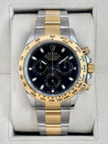 2022 Rolex Daytona 40mm 116503 Two-Tone Black Dial