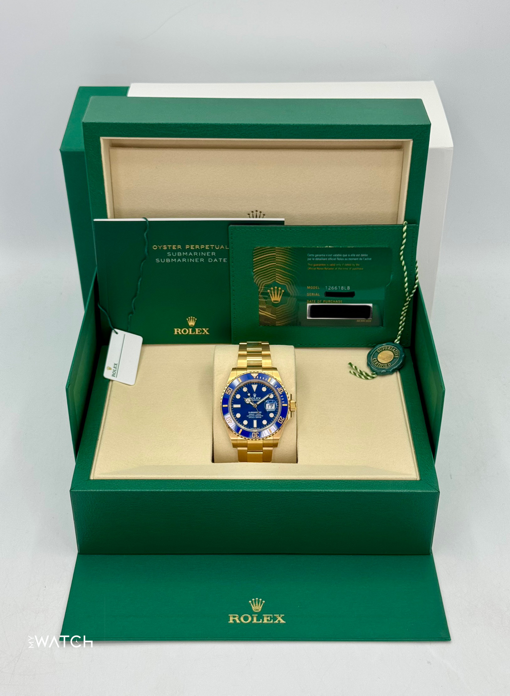 NEW 2025 Rolex Submariner "Bluesy" 41mm 126618LB Yellow Gold Blue Dial