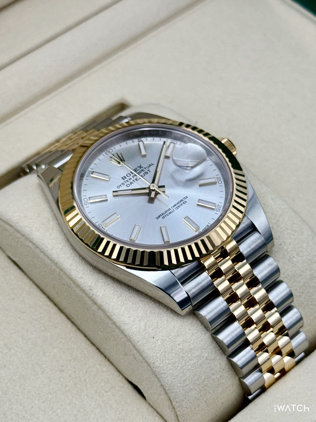 2025 Rolex Datejust 41mm 126333 Two-Tone Jubilee Silver Dial