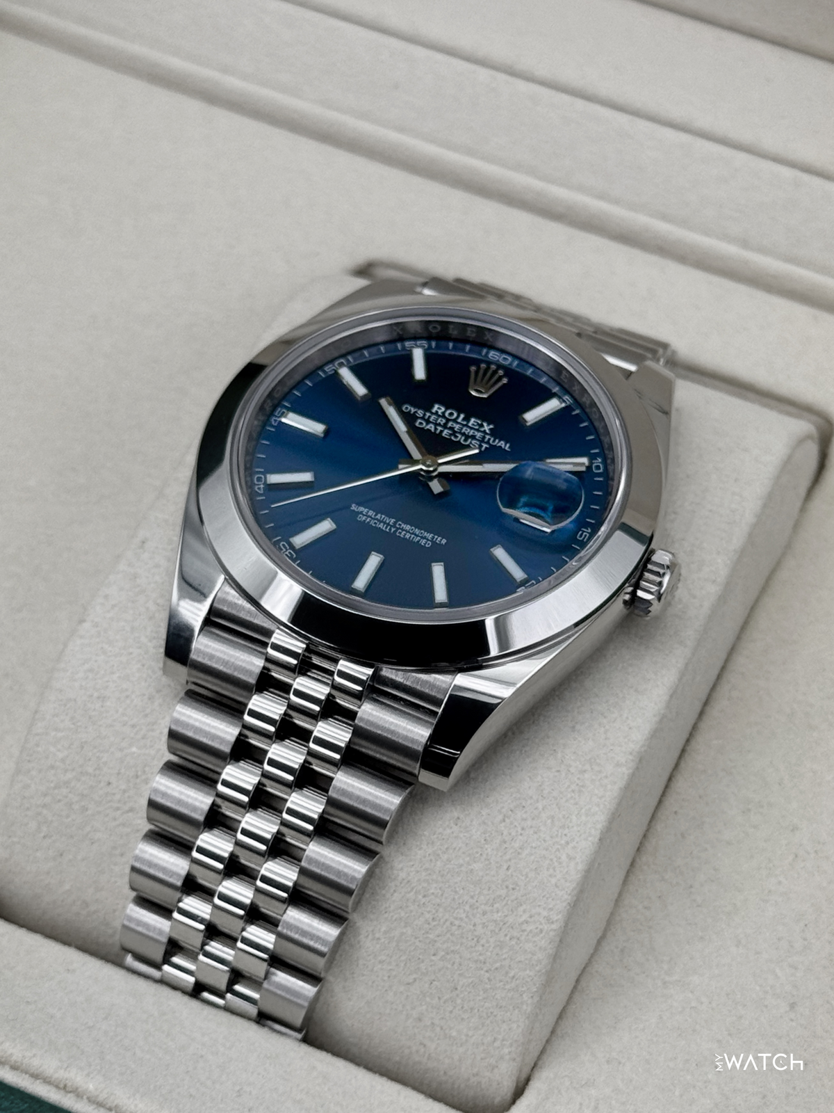 NEW 2026 Rolex Datejust 41mm 126300 Stainless Steel Jubilee Blue Dial