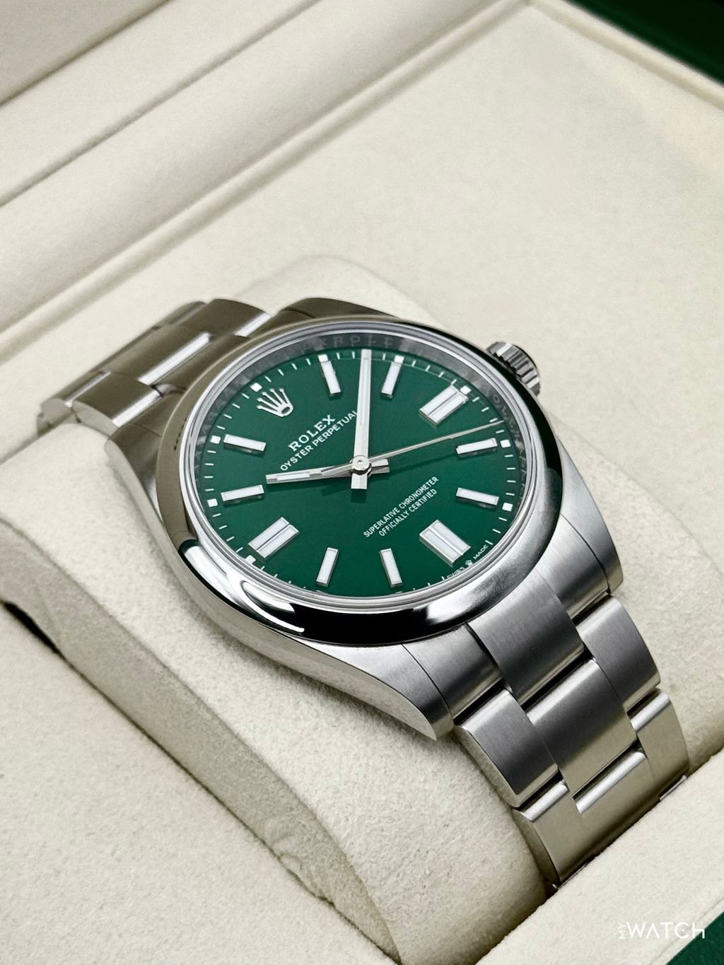NEW 2026 Rolex Oyster Perpetual 41mm 134300 Green Dial