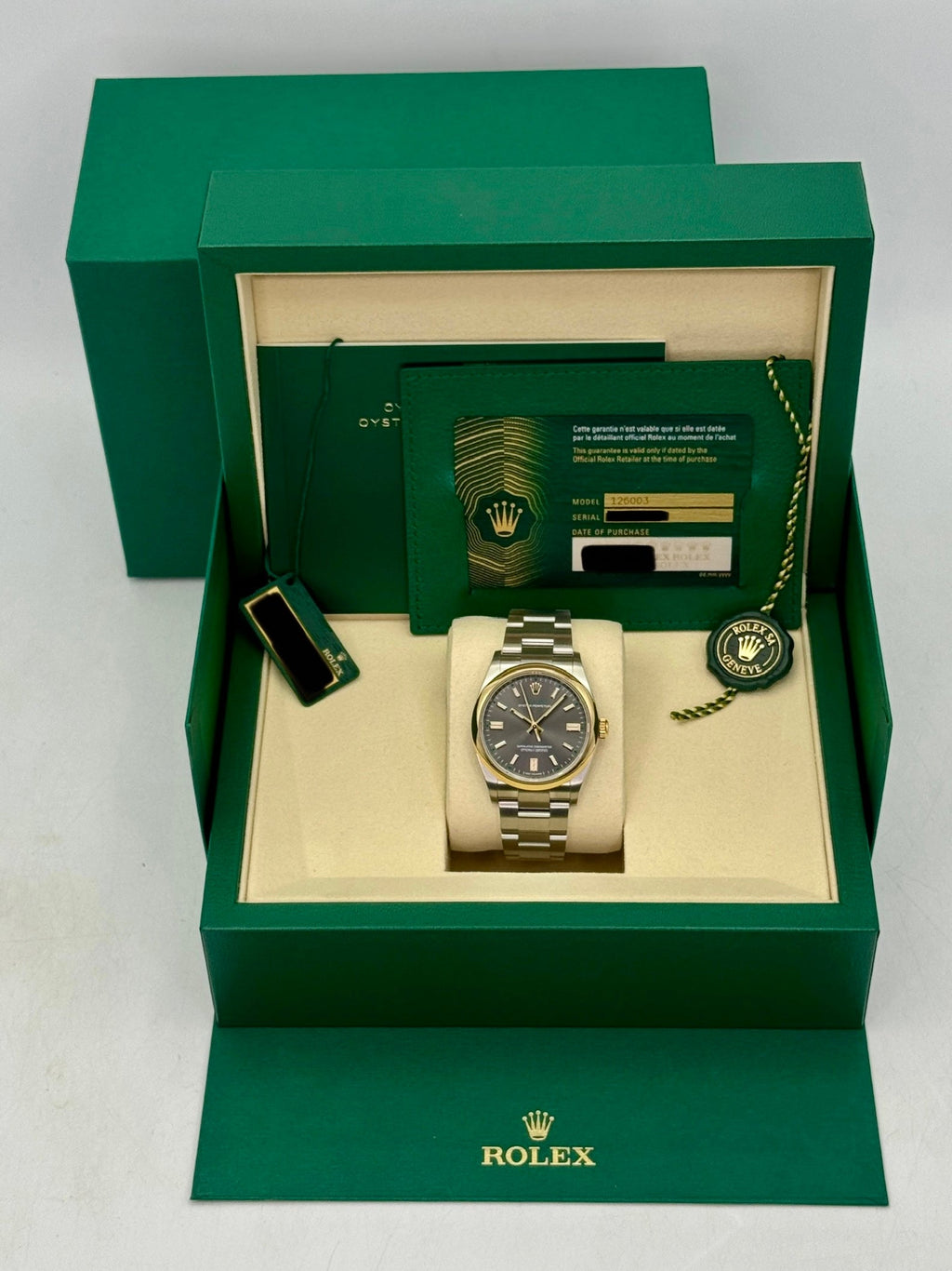 NEW 2026 Rolex Oyster Perpetual 36mm 126003 Slate Dial