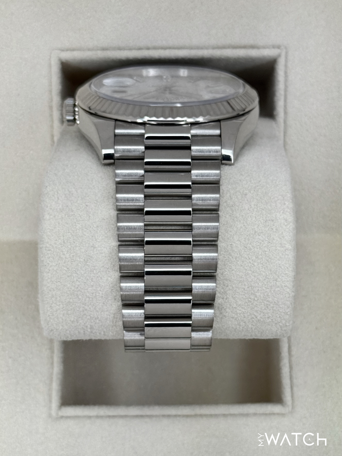 NEW 2025 Rolex Day-Date 40mm 228239 Presidential White Gold Meteorite Dial