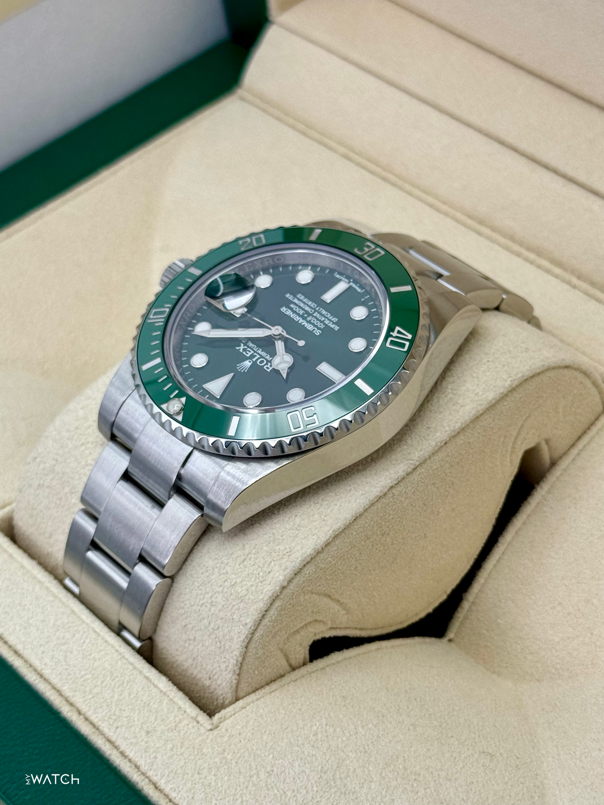 2025 CPO Rolex Submariner “Hulk” 40mm 116610LV Green Dial