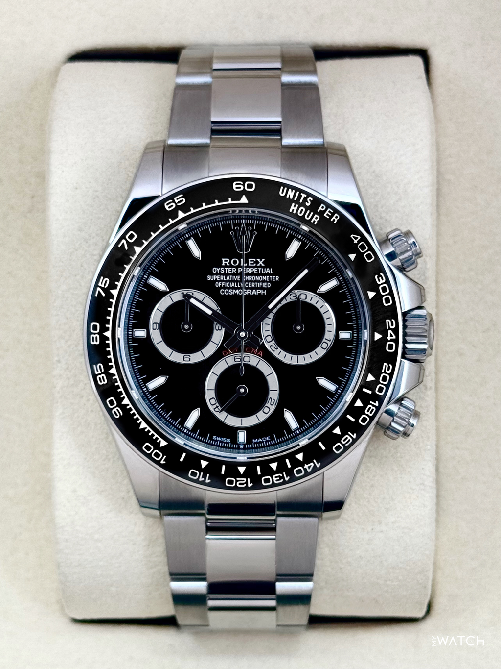 2026 Rolex Daytona 40mm 126500LN Stainless Steel Black Dial