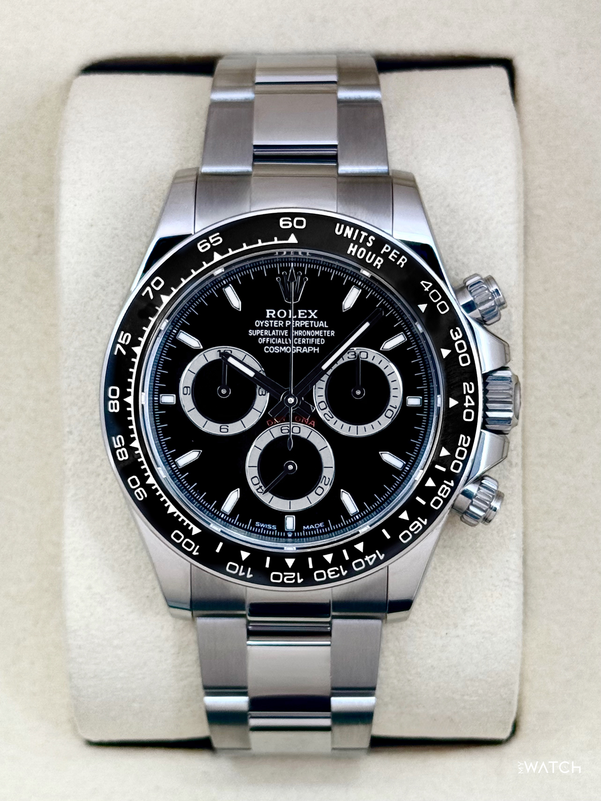 2026 Rolex Daytona 40mm 126500LN Stainless Steel Black Dial