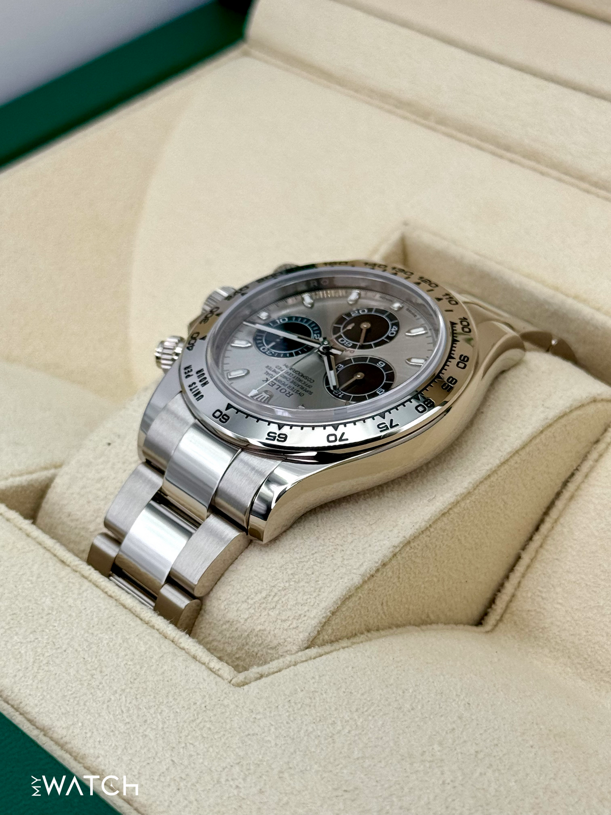 2020 Rolex Daytona "Ghost" 40mm 116509 White Gold Silver Dial