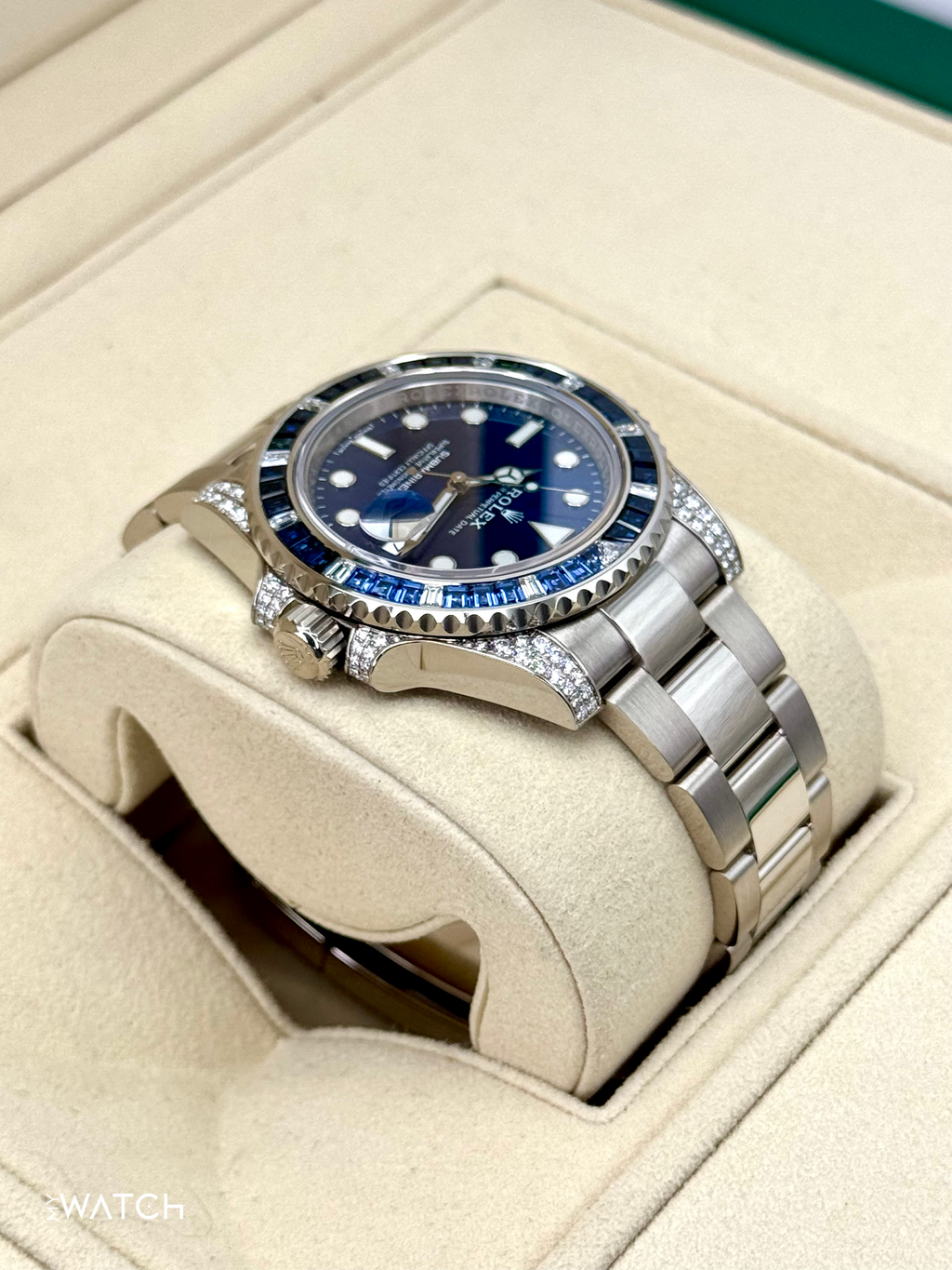 2020 Rolex Submariner 40mm 116659SABR White Gold Blue Dial