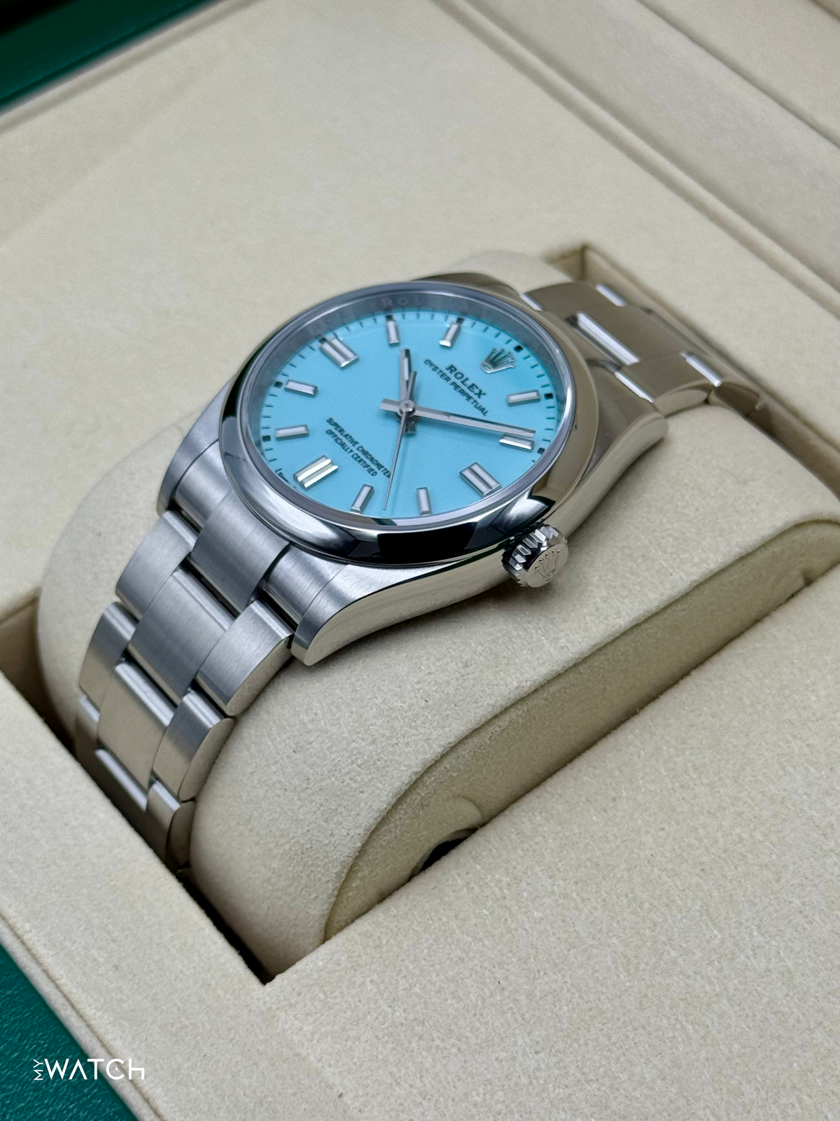 NEW 2026 Rolex Oyster Perpetual 36mm 126000 Tiffany Blue Dial