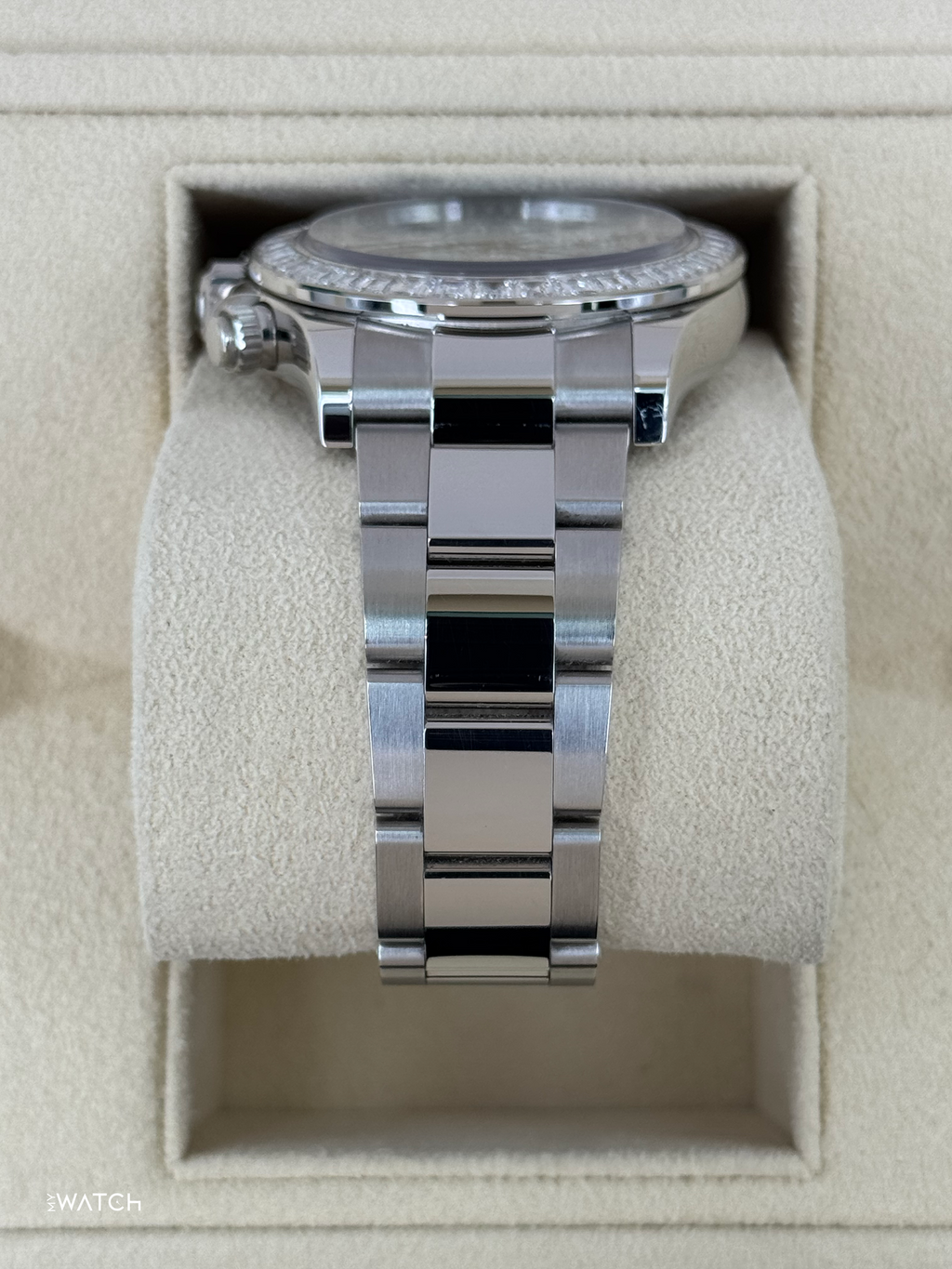 2024 Rolex Daytona 40mm 126576TBR Platinum Diamond Bezel Diamond Paved Dial
