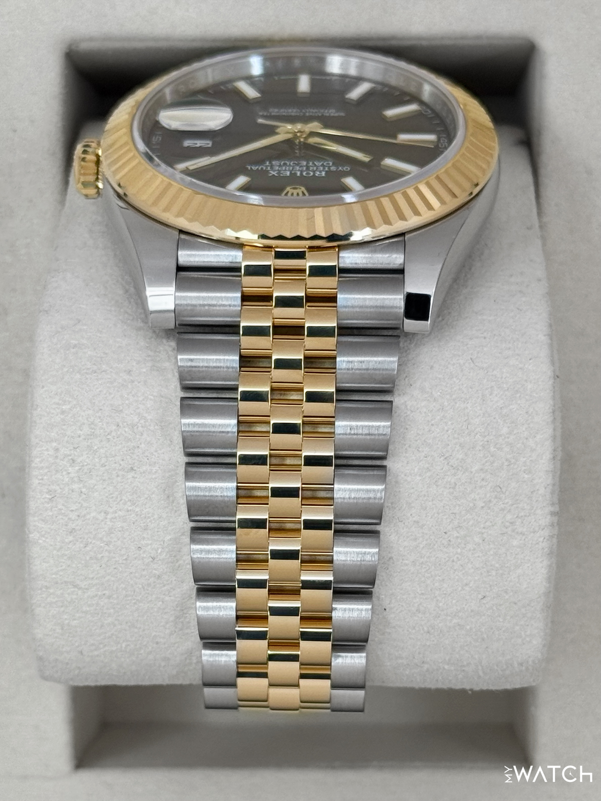 2025 Rolex Datejust 41mm 126333 Two-Tone Jubilee Black Dial