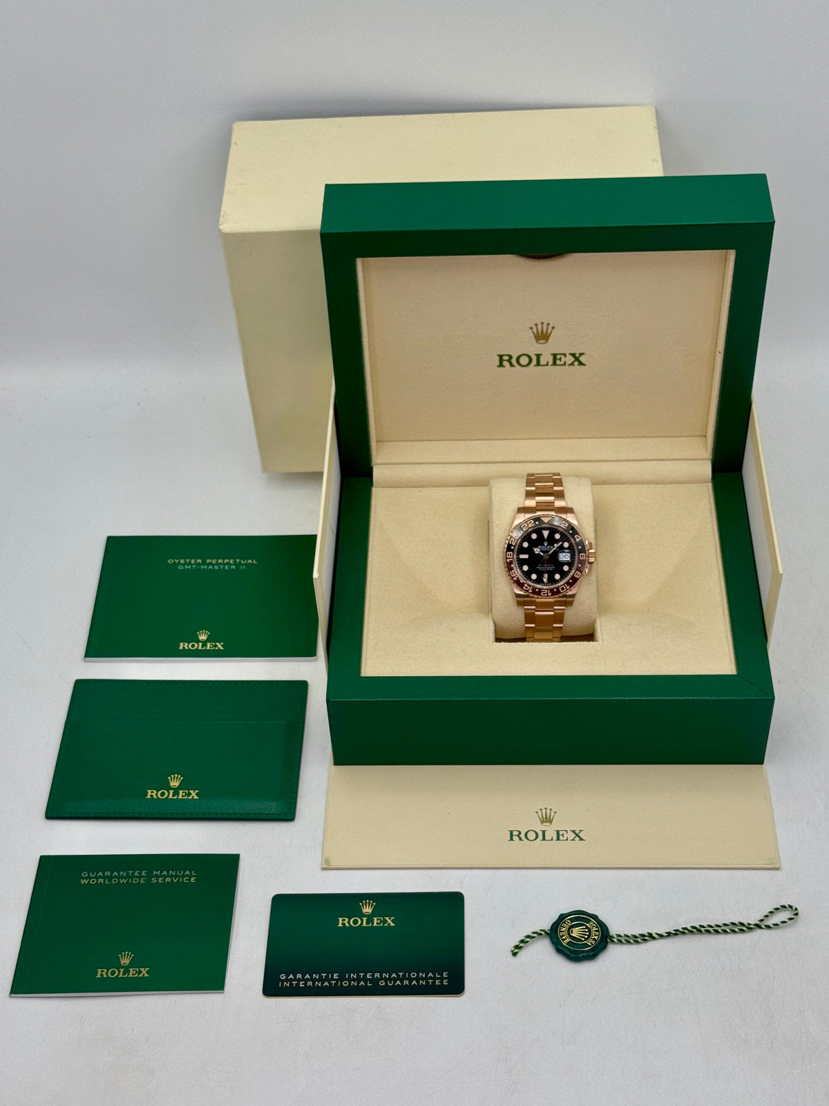 2024 Rolex GMT-Master II "Rootbeer" 40mm 126715CHNR Rose Gold
