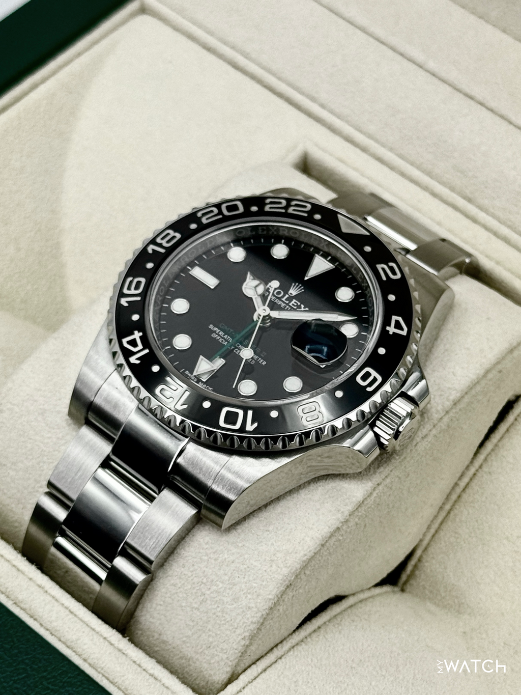 2018 Rolex GMT-Master II 40mm 116710LN Stainless Steel Black Dial