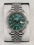 2025 Rolex Datejust 41mm 126334 Stainless Steel Jubilee Green Dial