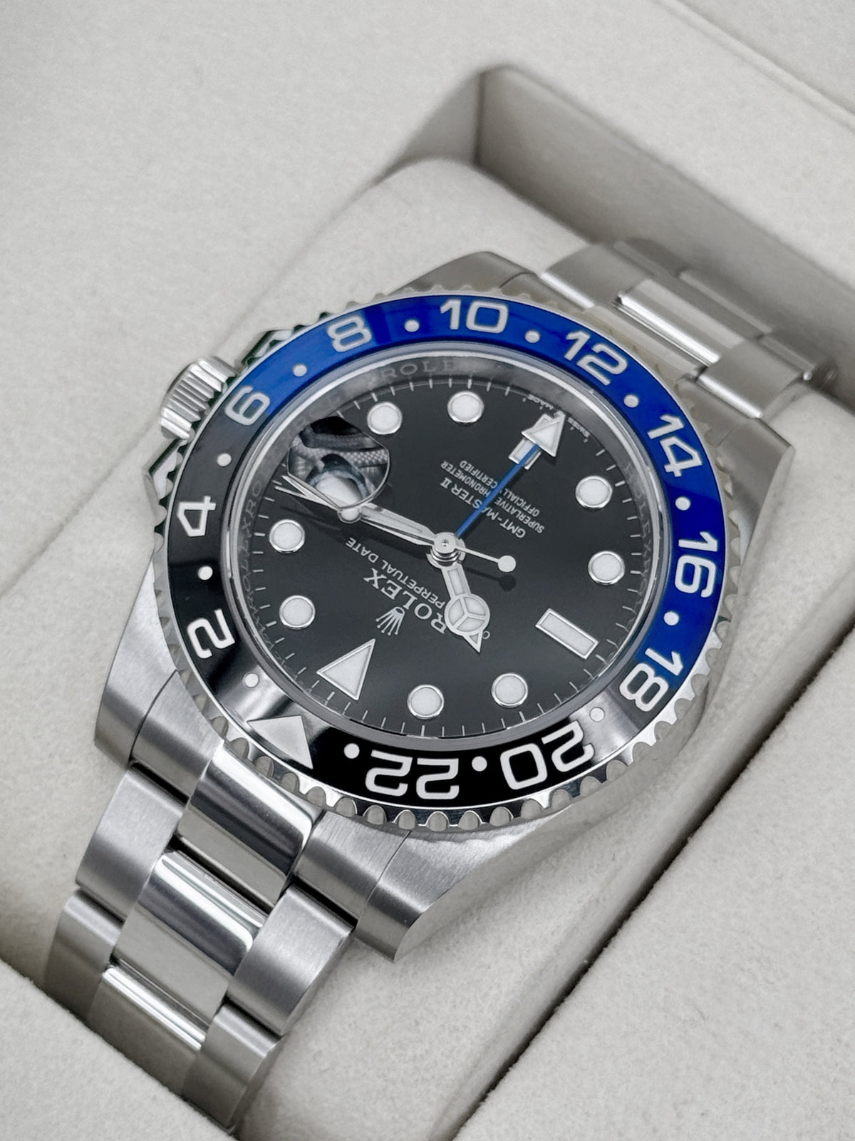 NEW 2026 Rolex GMT-Master II Batman 40mm 126710BLNR Oyster (NEW STYLE CARD)