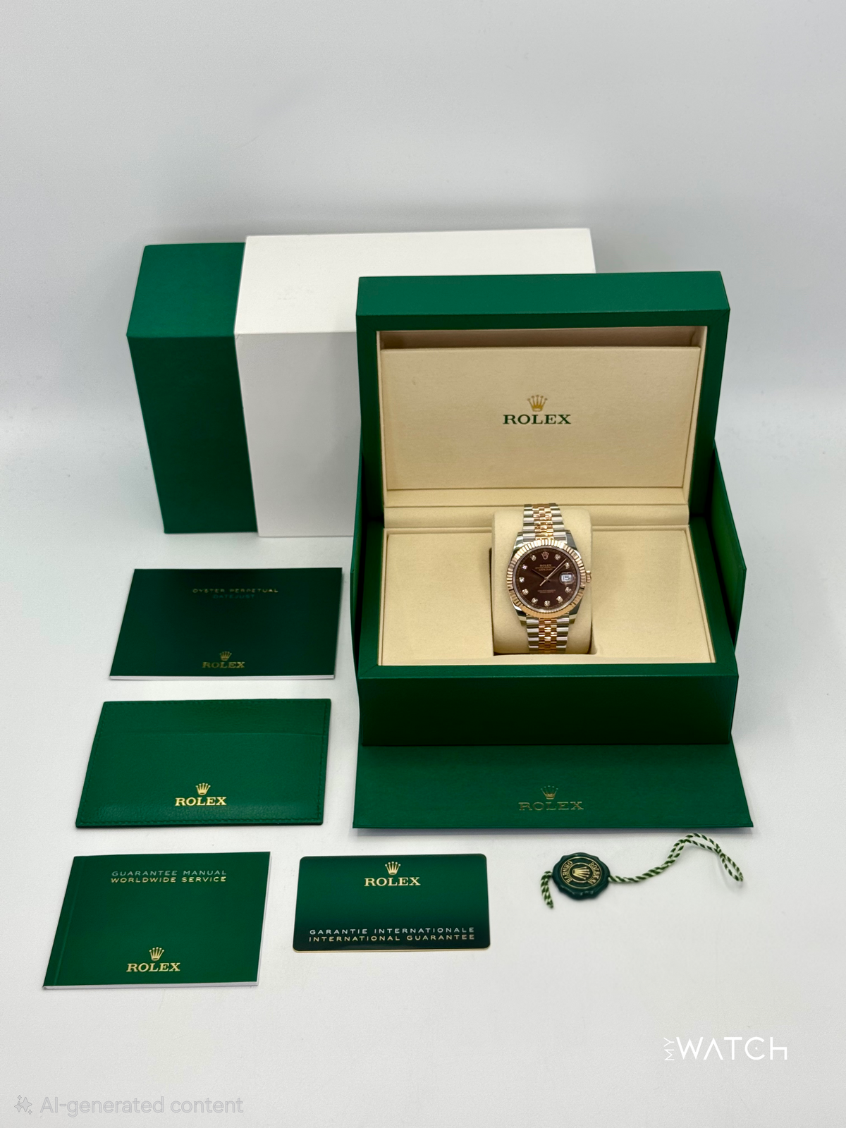 NEW 2026 Rolex Datejust 41mm 126331 Two-Tone Chocolate Diamond Dial