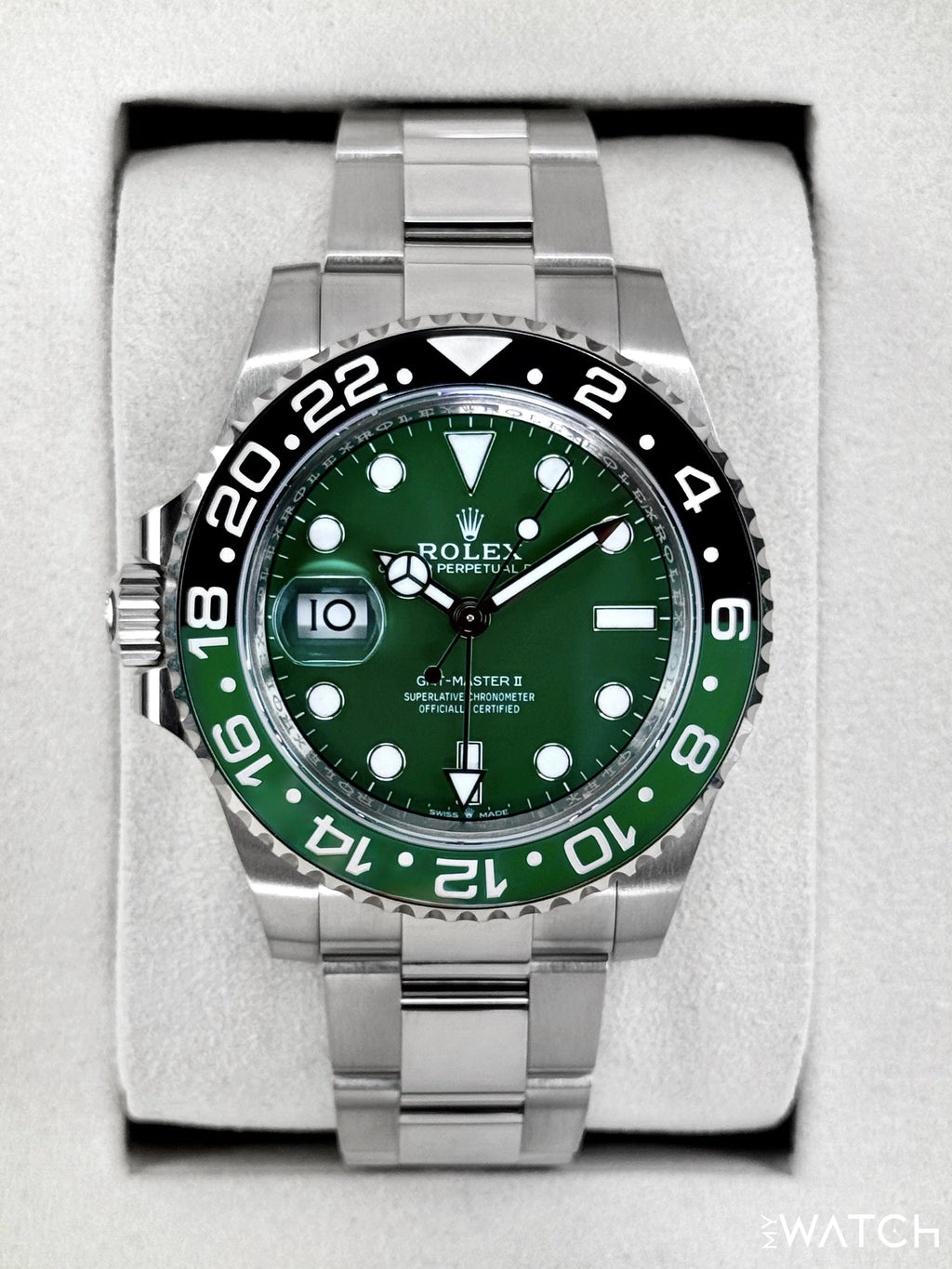 NEW 2026 Rolex GMT-Master II "Sprite" 40mm 126729VTNR White Gold Oyster