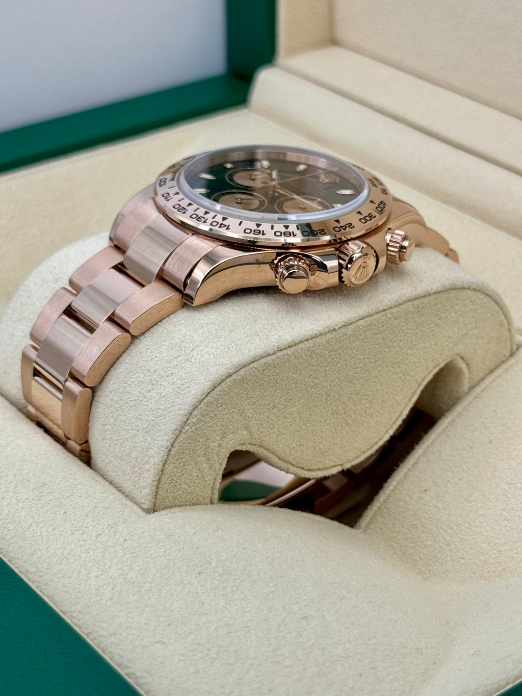 2020 Rolex Daytona 40mm116505 Rose Gold Black Dial