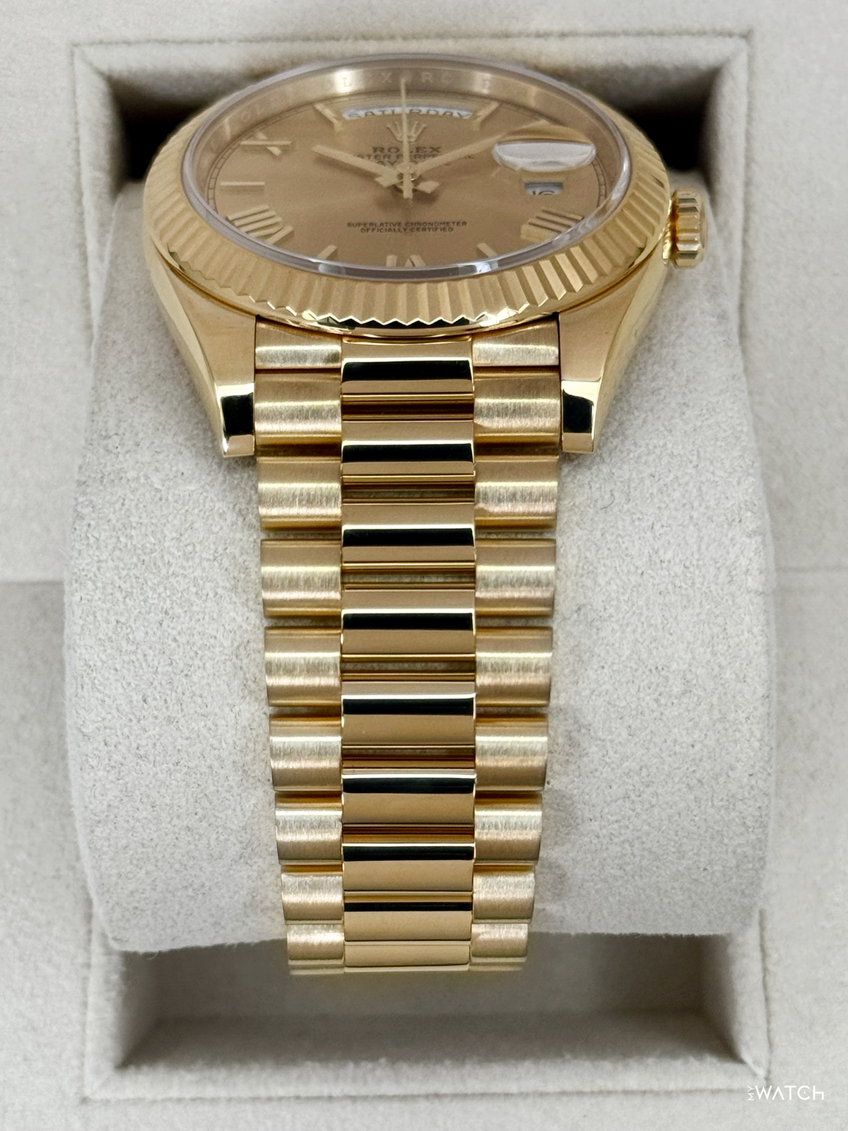2021 Rolex Day-Date 40mm 228238 Presidential Yellow Gold Champagne Dial