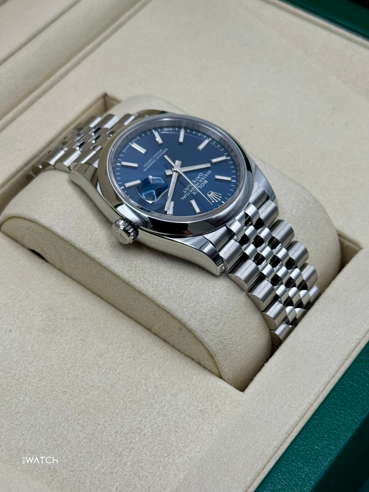 NEW 2026 Rolex Datejust 36mm 126200 Stainless Steel Jubilee Blue Dial