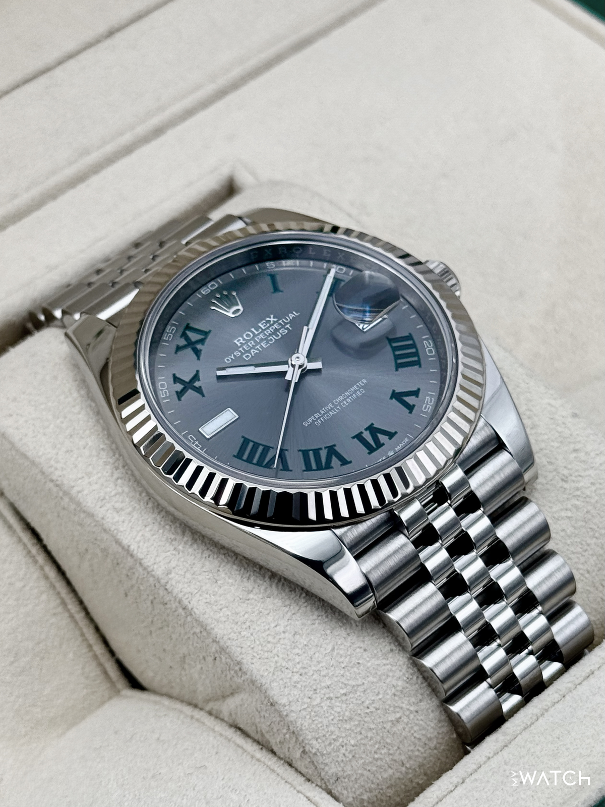 2024 Rolex Datejust 41mm 126334 Jubilee Wimbledon Dial
