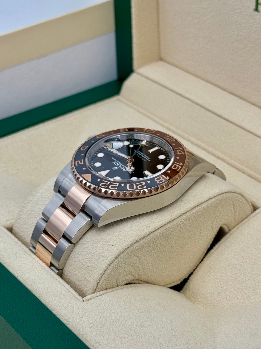 NEW 2024 Rolex GMT-Master II "Rootbeer" 40mm 126711CHNR Two-Tone