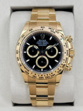 2025 Rolex Daytona 40mm 126508 18K Yellow Gold Black Dial