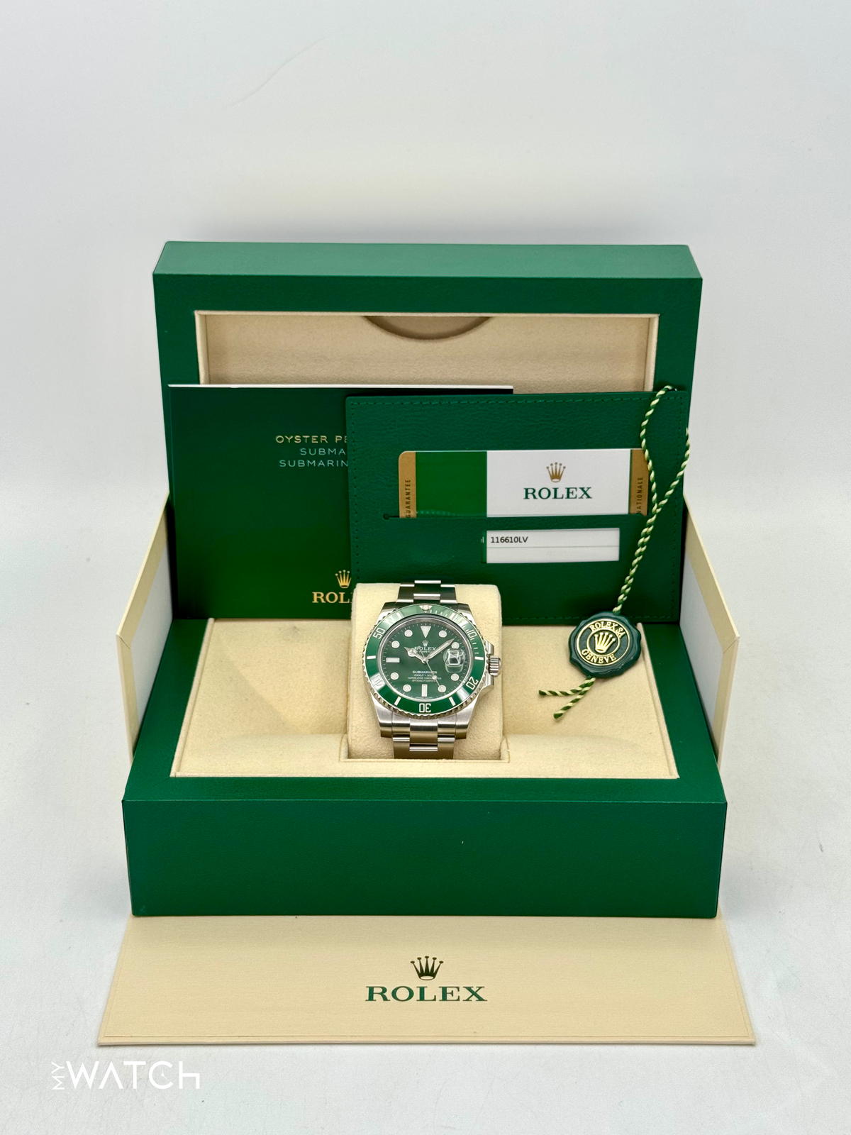 2018 Rolex Submariner “Hulk” 40mm 116610LV Green Dial