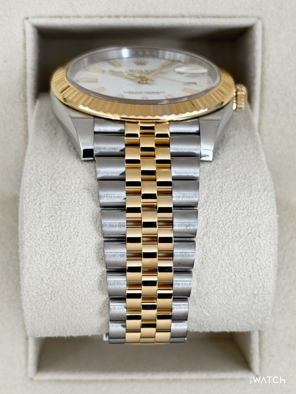 2022 Rolex Datejust 41mm 126333 Two-Tone Jubilee White Dial