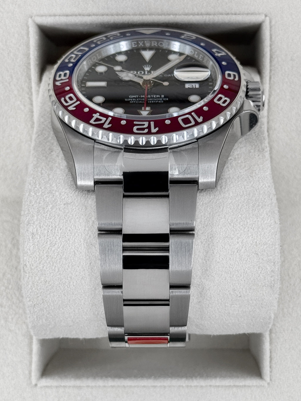 NEW OLD STOCK 2021 Rolex GMT-Master II "Pepsi" 40mm 126710BLRO Oyster (STICKERED)