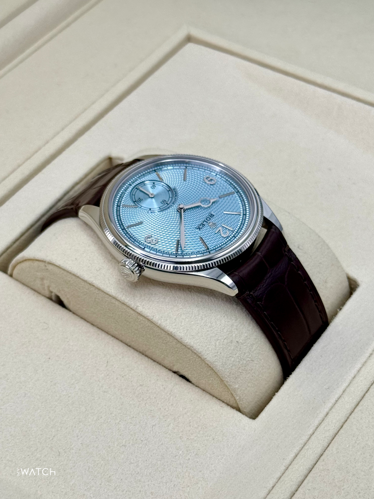 NEW 2026 Rolex 1908 39mm 52506 Platinum Ice Blue Dial