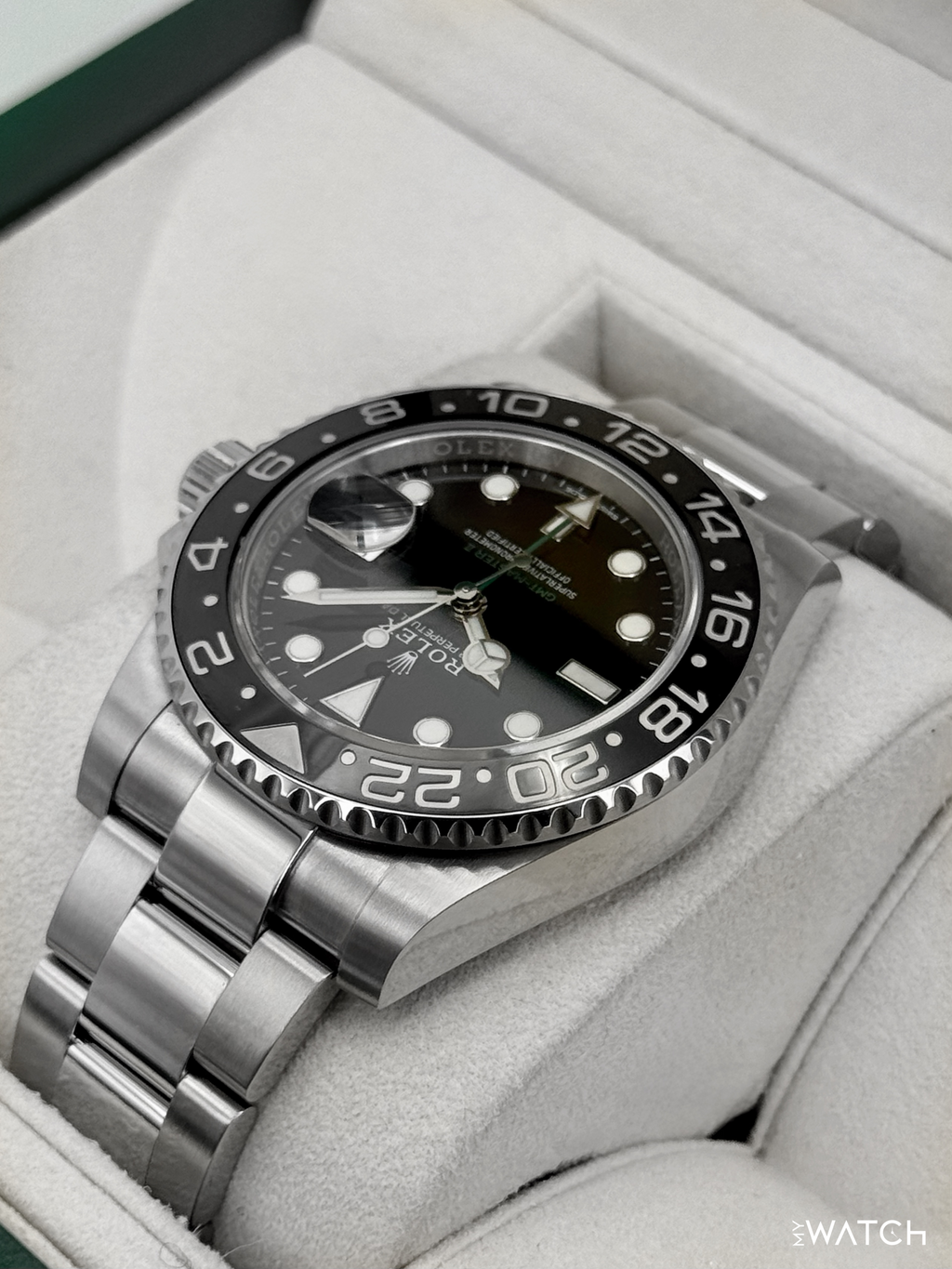 2018 Rolex GMT-Master II 40mm 116710LN Stainless Steel Black Dial