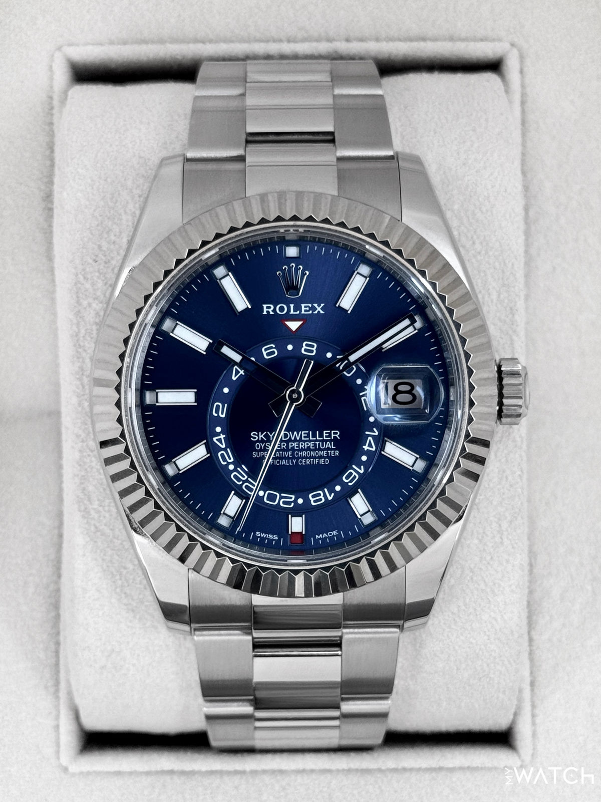 2025 CPO Rolex Sky-Dweller 42mm 326234 Stainless Steel Oyster Blue Dial (CPO)
