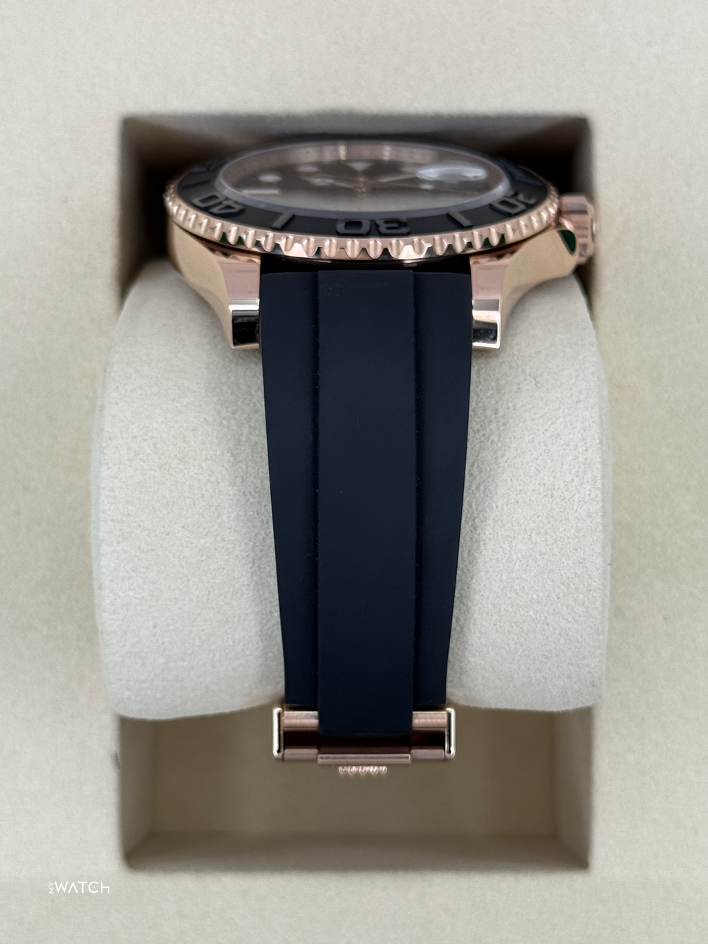 NEW 2026 Rolex Yacht-Master 40mm 126655 Rose Gold Oysterflex Black Dial